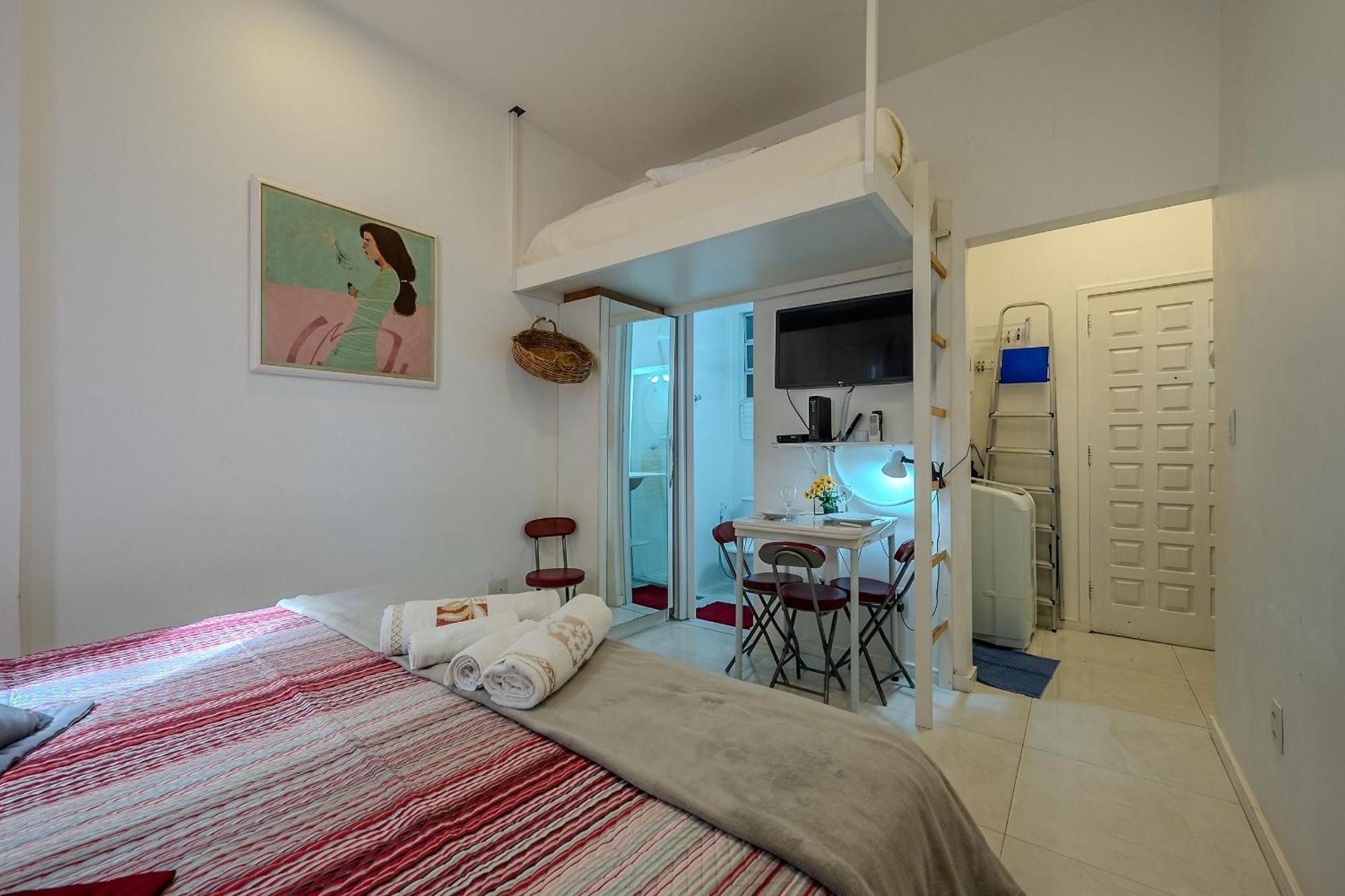 Studio Na Quadra Da Praia De Copacabana 리오데자네이루 외부 사진